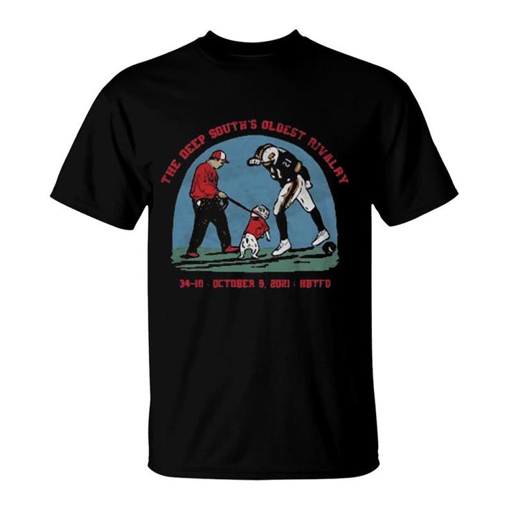 The Deep South's Oldest Rivalry 34-10 October  T-Shirt