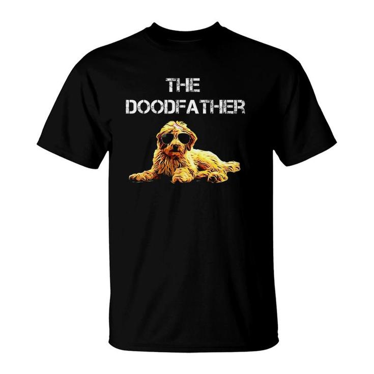 The Dood Father  Men Golden Doodle Dog Lover Gift Idea T-Shirt