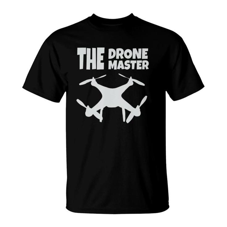 The Drone Mastergift Flying Drones Pilot Dad Son T-Shirt