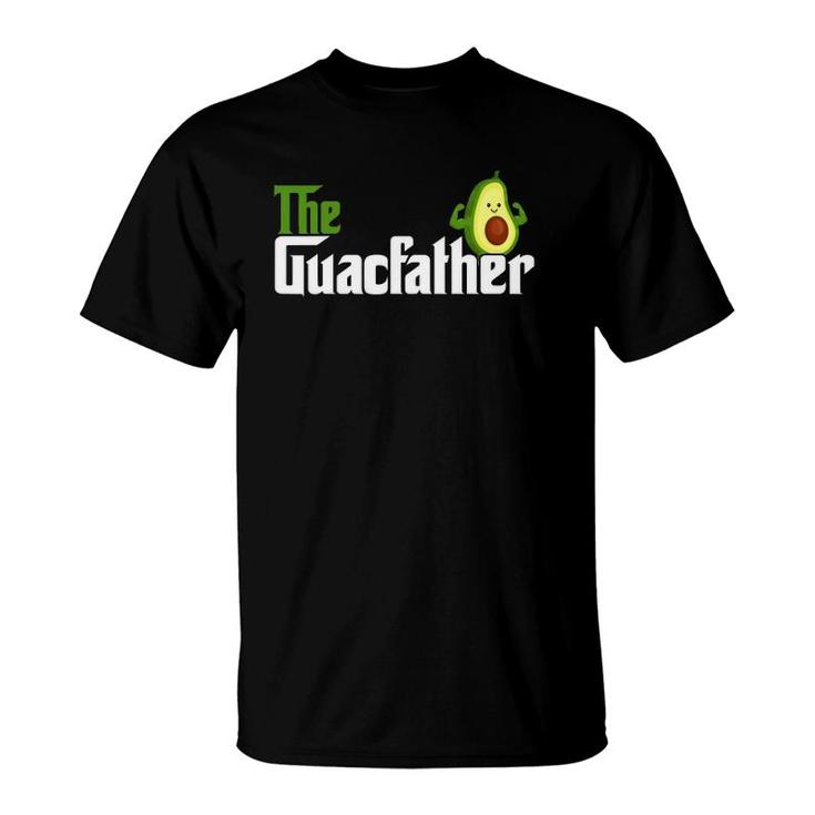 The Guacfather Happy Father's Day Avocado Lover Vegan T-Shirt