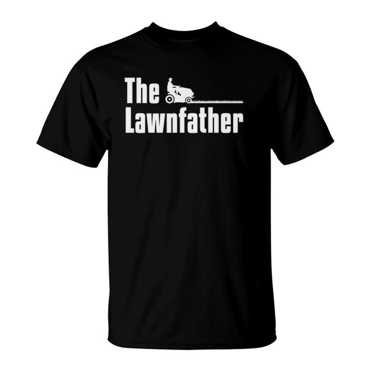 The Lawnfather Lawn Mowing Gardening Gardener T-Shirt