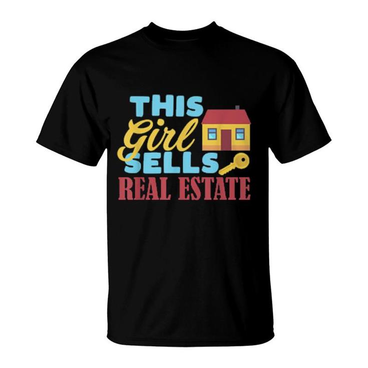 This Girl Sells Real Estate Novelty Designs  T-Shirt