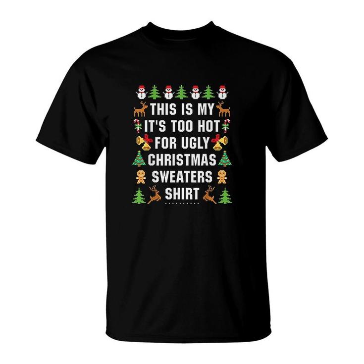 ugly christmas sweater t shirt