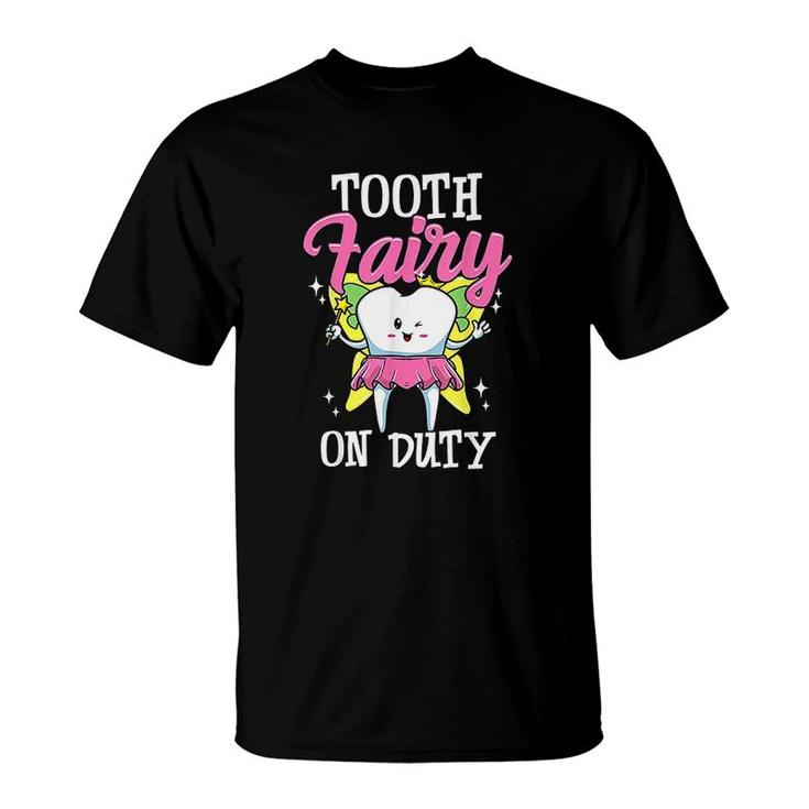 Tooth Fairy For Dental Assistant Dental Hygienist T-Shirt