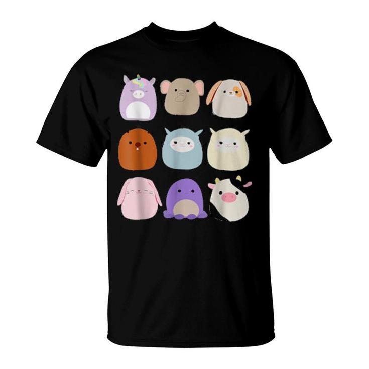 Unicorn Set Card Squishmallow T-Shirt