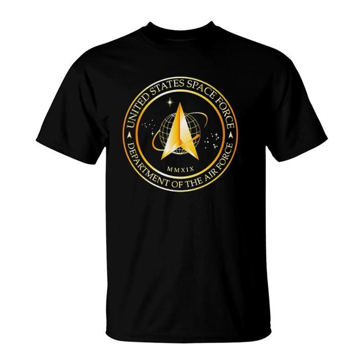 United States Space Force Pocket Golden Emblem T-Shirt