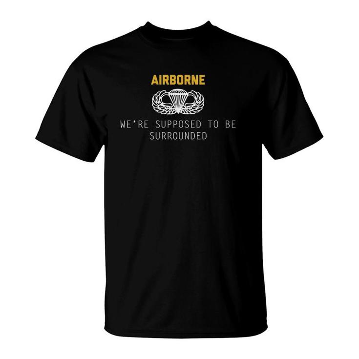 Us Army Airborne Paratrooper Vintage Veteran Soldier Quote  T-Shirt