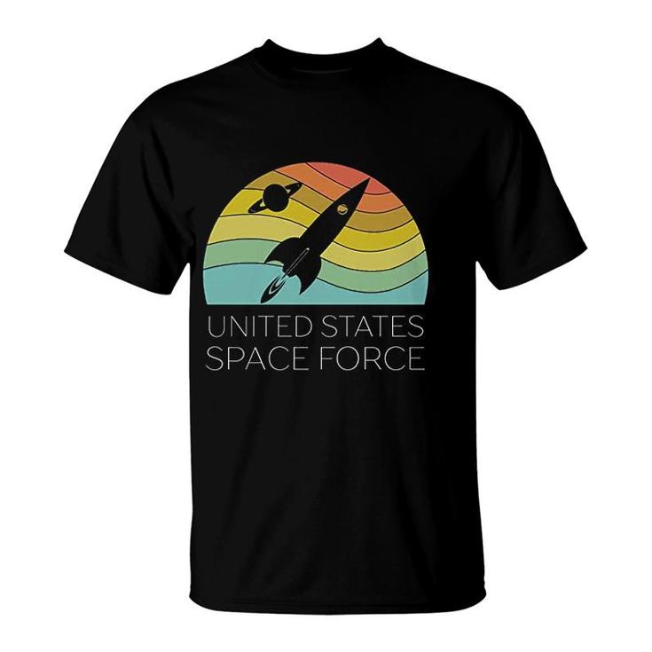 Us Space Force Retro T-Shirt