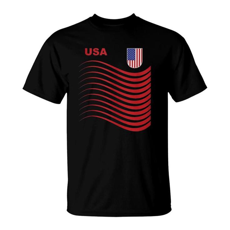 Usa Basketball Jersey United States Basketball Gift  T-Shirt