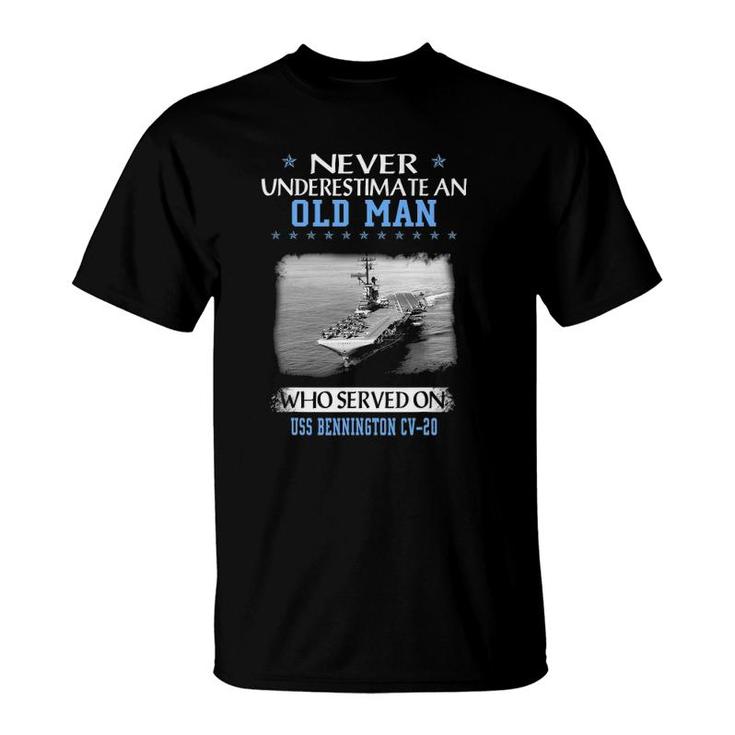Uss Bennington Cv-20 Veterans Day Father's Day Gift T-Shirt