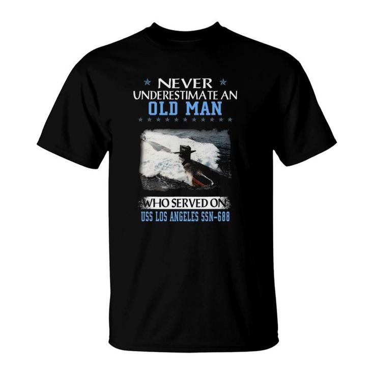 Uss Los Angeles Ssn 688 Submarine Veterans Day Father's Day T-Shirt