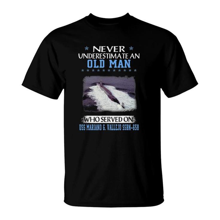 Uss Mariano G Vallejo Ssbn-658 Submarine Veteran Father Day T-Shirt