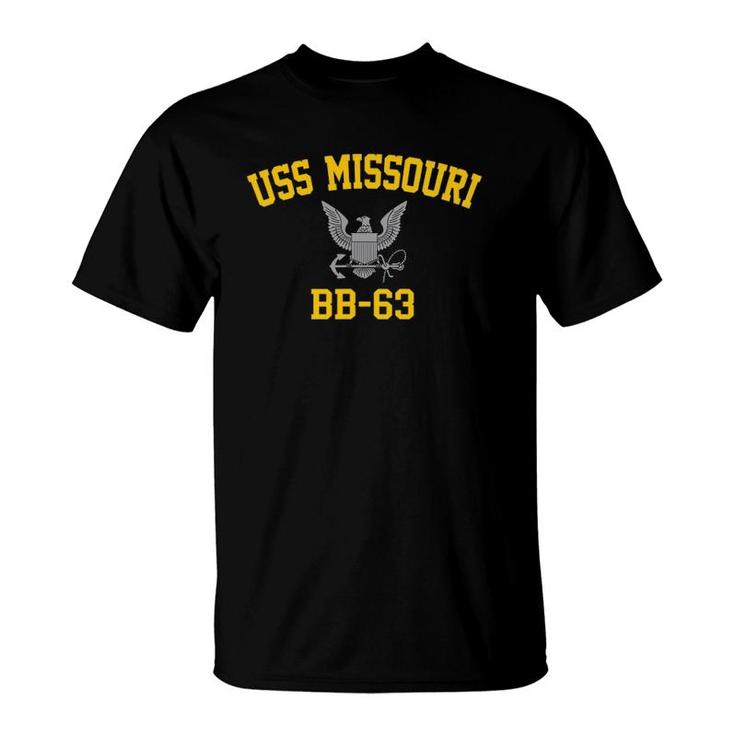 Uss Missouri Bb-63 Battleship T-Shirt