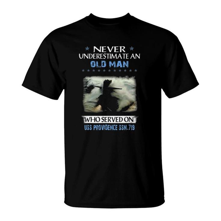 Uss Providence Ssn-719 Submarine Veterans Day Father Day T-Shirt