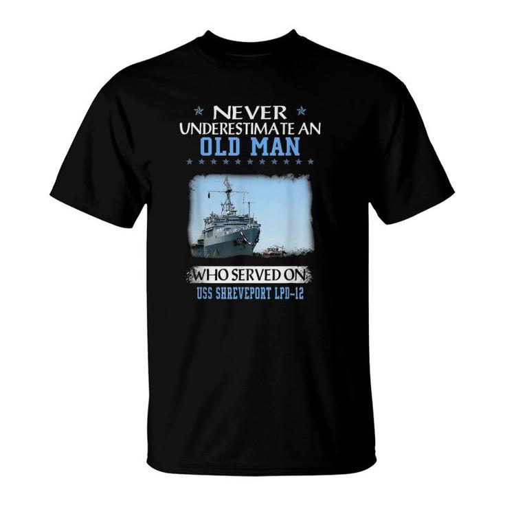 Uss Shreveport Lpd-12 Veterans Day Father Day T-Shirt