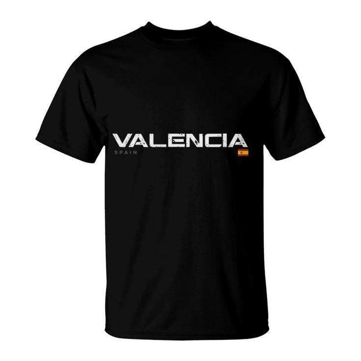 Valencia Spain Vintage Retro Pullover T-Shirt