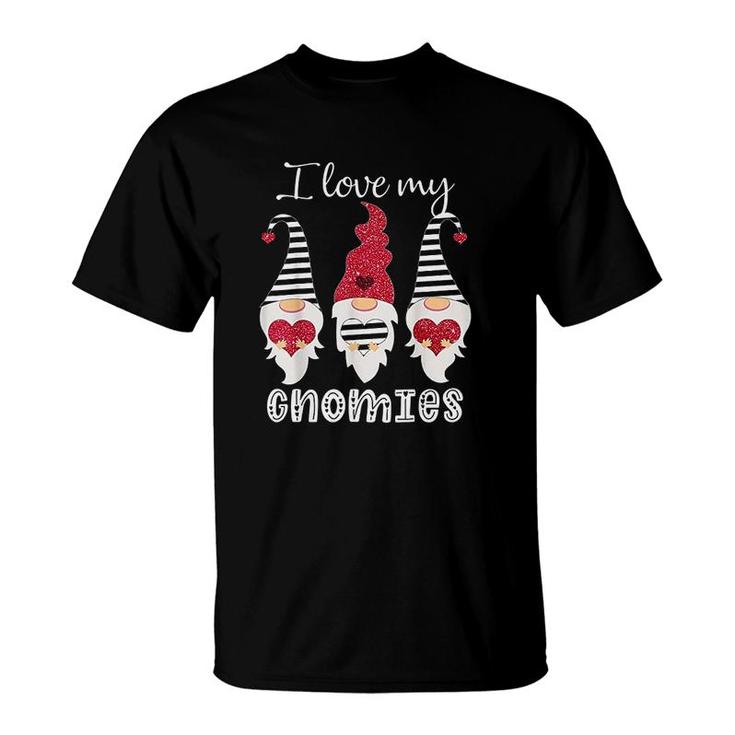 Valentine Gnomes I Love My Gnomies T-shirt