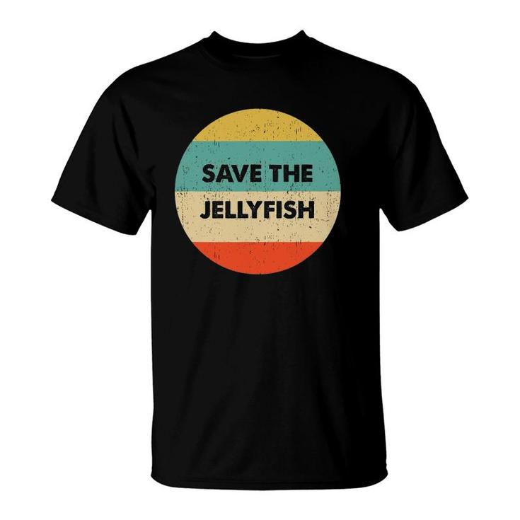Vintage Retro Save The Jellyfish T-Shirt
