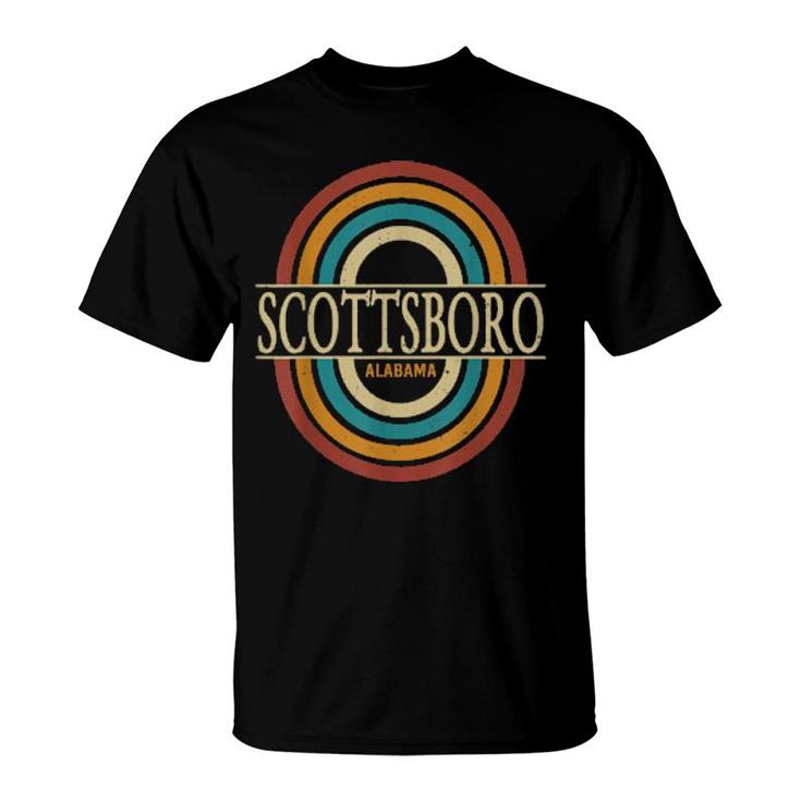 Vintage Retro Scottsboro Alabama Al Souvenirs  T-Shirt