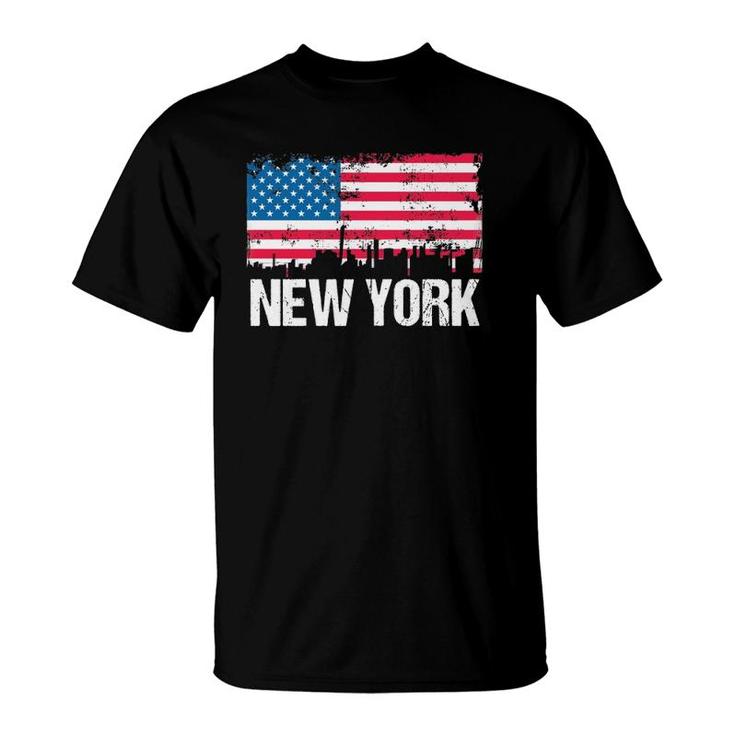 NIKE / ナイキ NEW YORK YANKKES USA FLAG T-SHIRT L mens-nike-white-new-york-