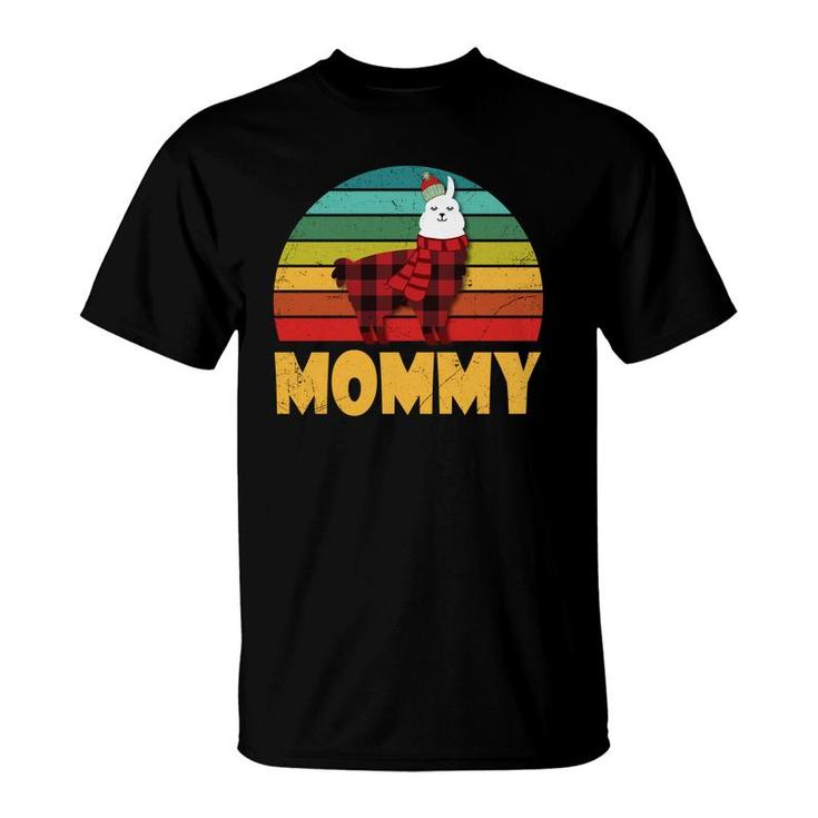 Vintagr Llama Mommy T-Shirt