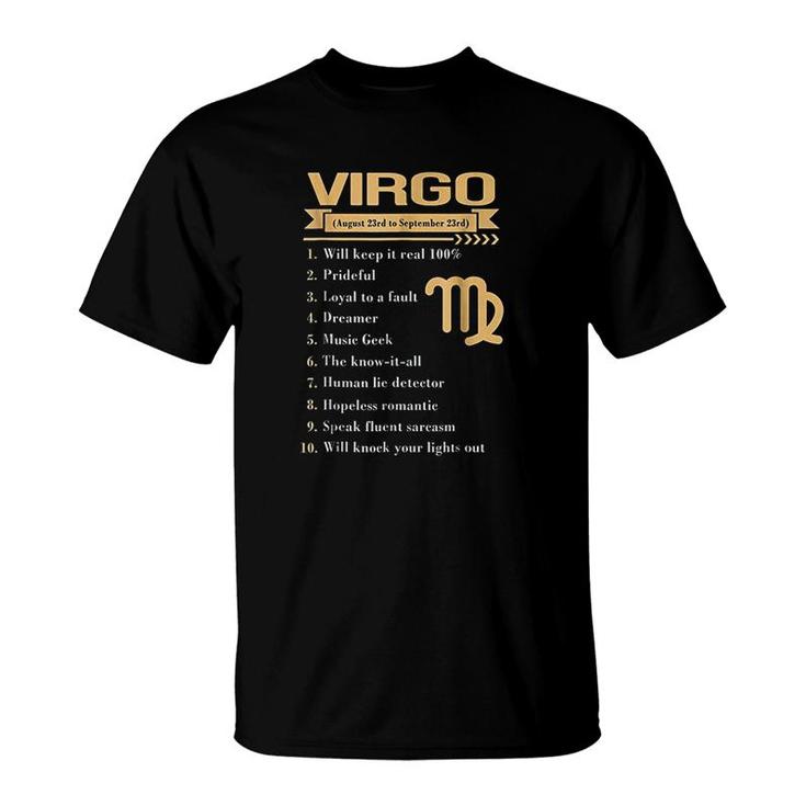 Virgo Queens Virgo Kings Virgo T-Shirt