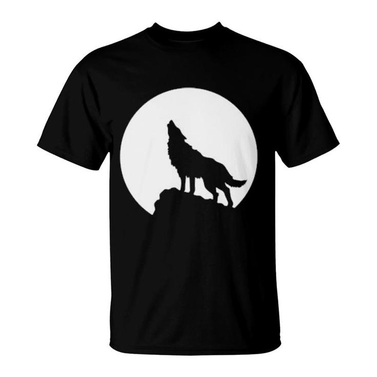 Wolf And The Moon T-Shirt
