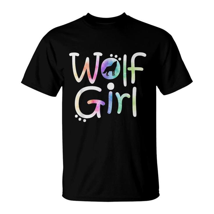 Wolf Girl Color T-Shirt