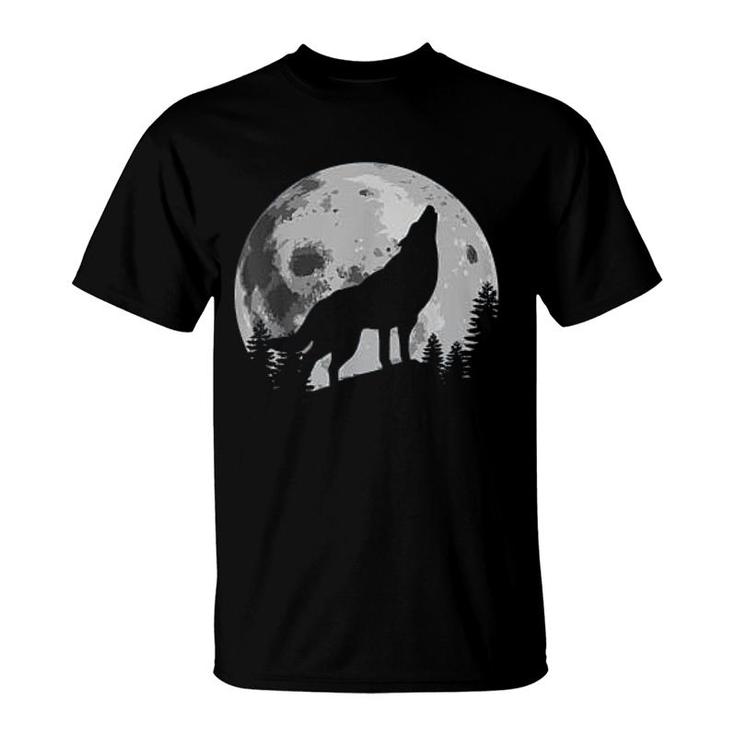 Wolf Howling At The Big Moon T-Shirt Wolf Howling At The Big Moon T-Shirt