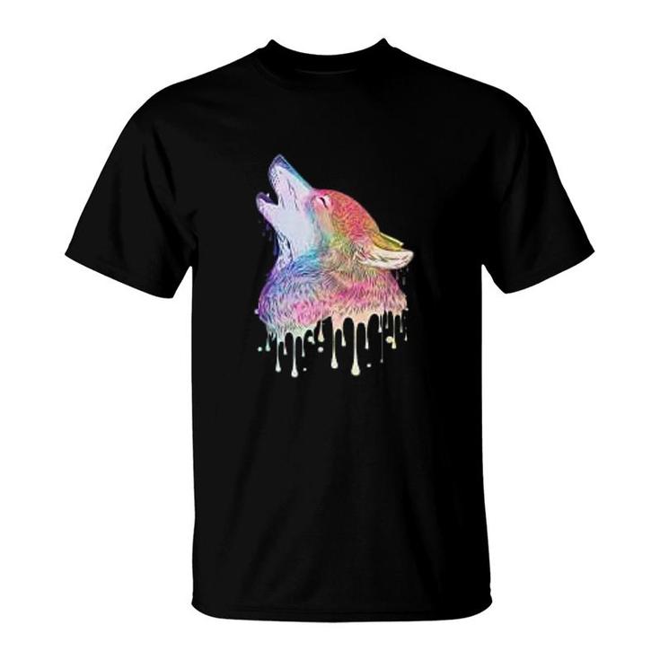 Wolf Shirt Wildlife T Shirt Colorful Wolves Gift Wild Animal Wolf Shirt Wildlife T Shirt Colorful Wolves Gift Wild Animal