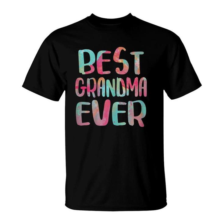 Womens Best Grandma Ever Mother's Day Gif T-Shirt