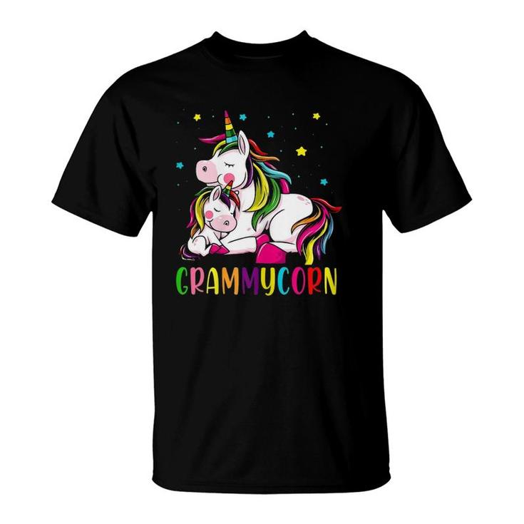 Womens Funny Grammycorn Unicorn Costume Grammy Mom Mother's Day T-Shirt