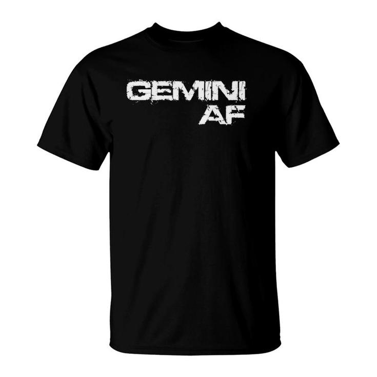 Womens Gemini Astrology Zodiac Sign Horoscope Birthday Gift T-Shirt