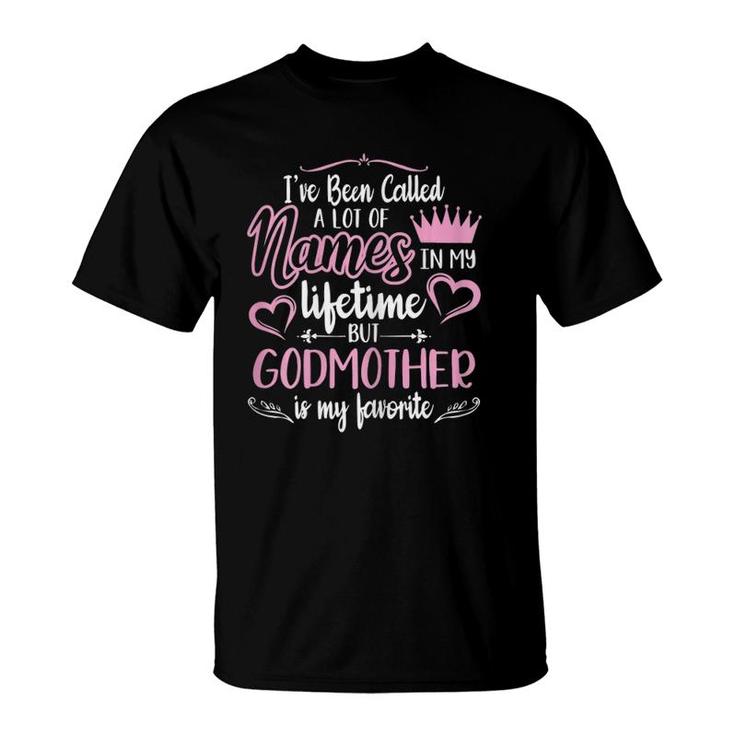 Womens Godmother Funny Quotegodmom Cute Gifts Mothers Day T-Shirt