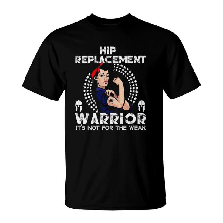 Womens Hip Replacement Women T Warrior Awareness Gift  T-Shirt
