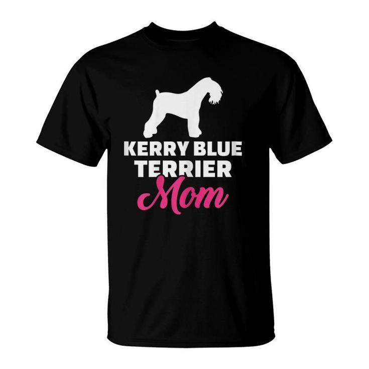 Womens Kerry Blue Terrier Mom T-Shirt