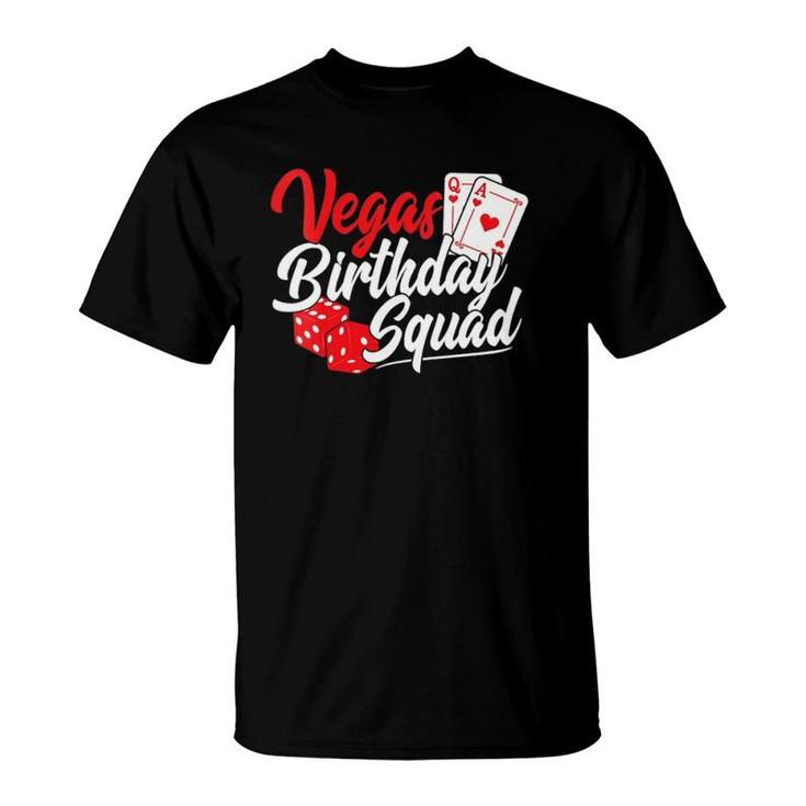Womens Las Vegas Birthday Girls Trip Vegas Birthday Squad  T-Shirt