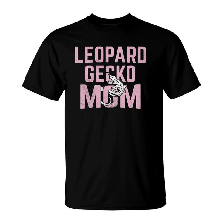 Womens Leopard Gecko Mom Herpetology Herpetologist Reptile Lizard T-Shirt