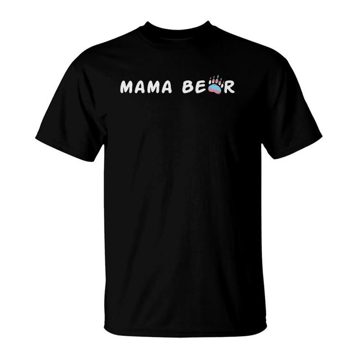 Womens Lgbt Mom Mama Bear Mothers Transgender Pride Rainbow T-Shirt