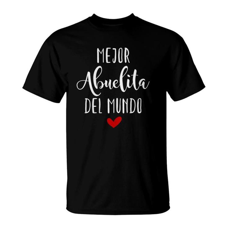 Womens Mejor Abuelita Del Mundo Mother's Day T-Shirt