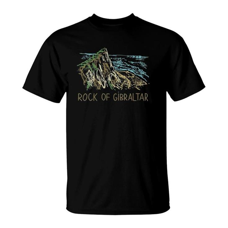 Womens Rock Of Gibraltar T-Shirt Womens Rock Of Gibraltar T-Shirt