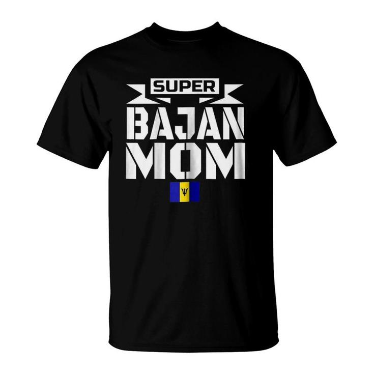 Womens Storecastle Super Bajan Mom Mothers Gift Barbados T-Shirt