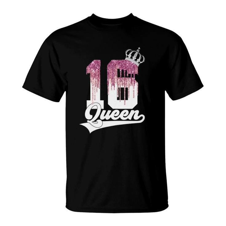 Womens Sweet 16 Queen 16Th Birthday T-Shirt