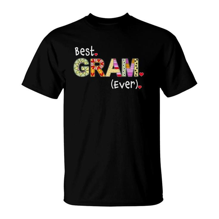World's Best Gram Ever Gift For Grandmother Grandma Grammy T-Shirt