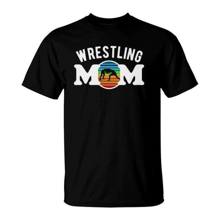 Wrestling Mom Clothing - Retro Wrestling Mom T-Shirt