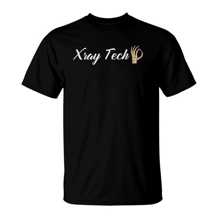Xray Tech Radiology Life Technician Nurse Skull T-Shirt