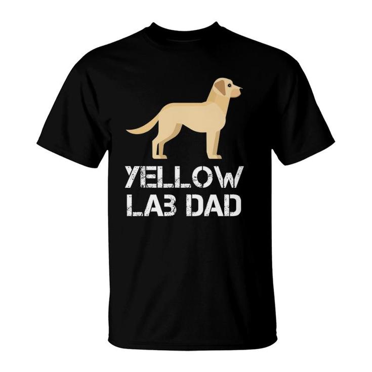 Yellow Lab Dad Dog Owner Hooded T-Shirt