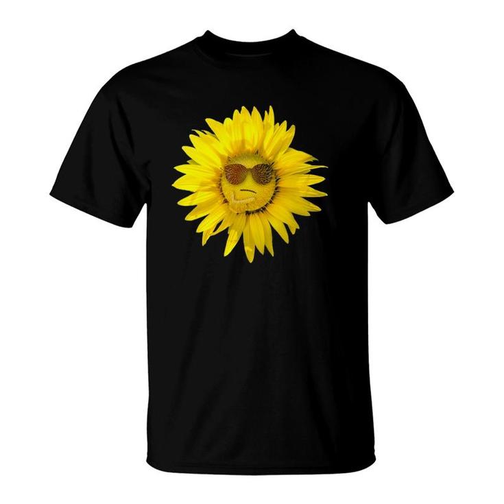 Zen Art Sunflower Funny Expression Stylish Street Wear T-Shirt