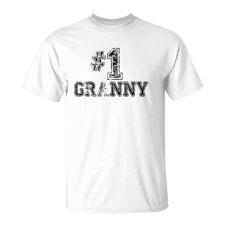 1 Granny - Number One Sports Mother's Day Gift T-Shirt