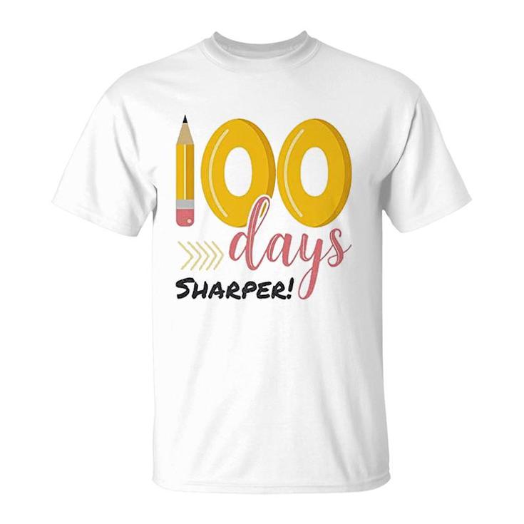 100 Days Sharper 100th Day Of School T-Shirt